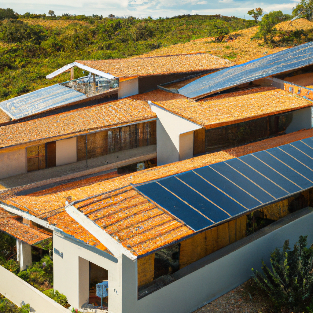 Casa sustentável com energia solar
