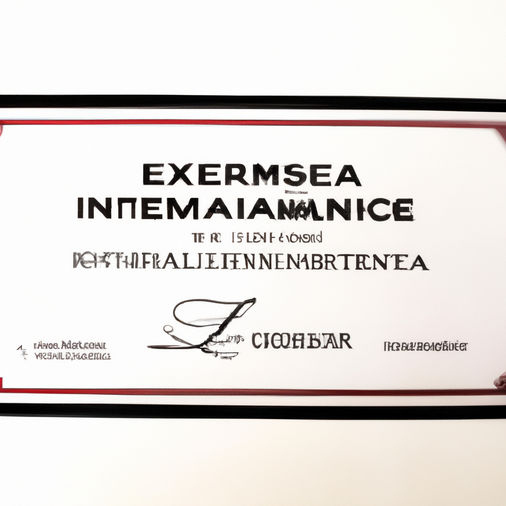 Certificado de Excelência em Design